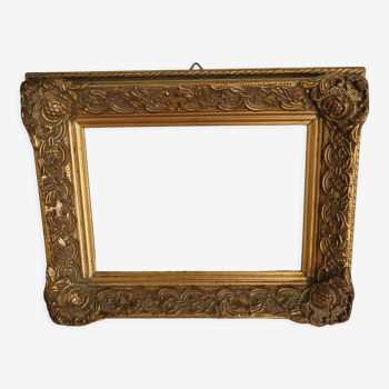 Cadre en bois doré