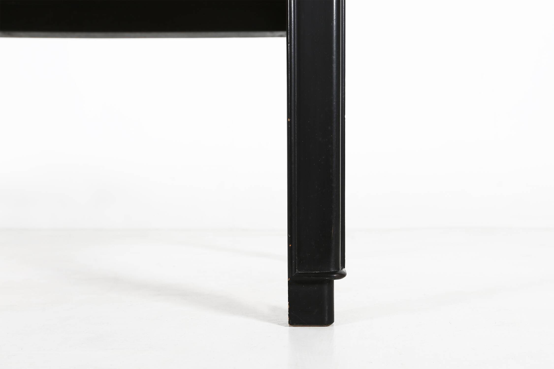 Rare painted coffee table by De Coene Frères, Belgium 1950s