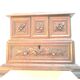 Jewelry box Sculpture Wood Black Forest, 3 compartments, Cabinet Napoléon III
