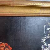 Oil painting, still life on canvas