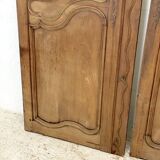 Pair of 19th century oak cabinet doors