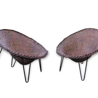 Pair of chairs in trash