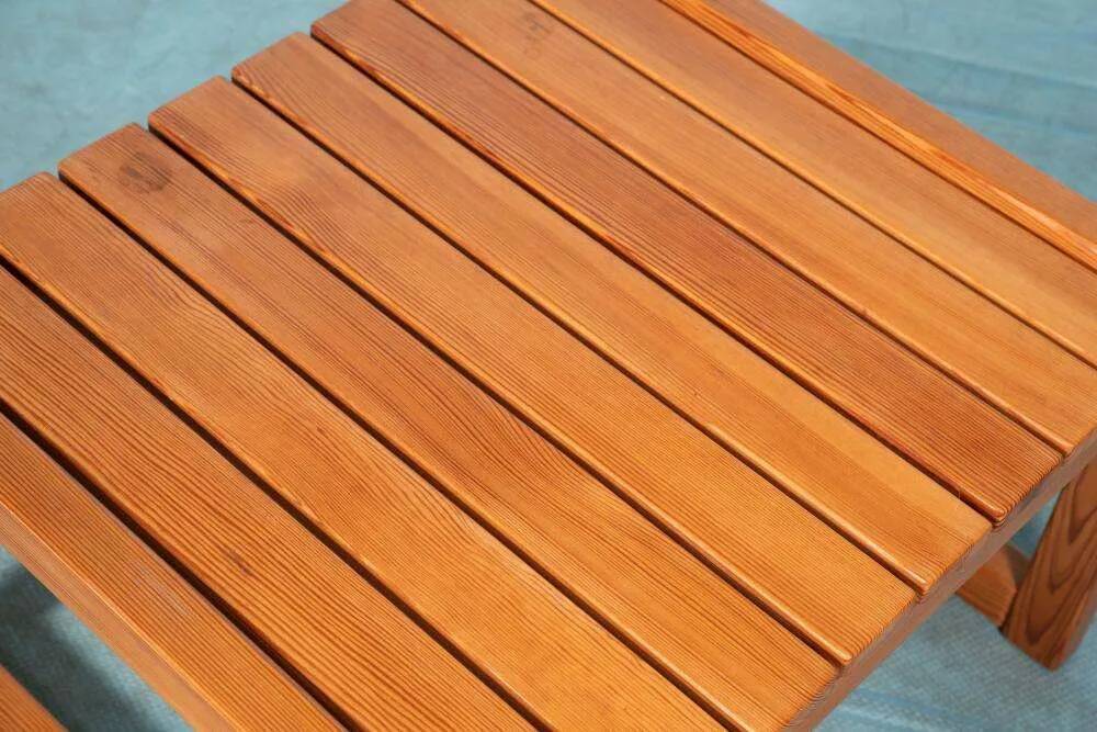 Square side table Japandi 70s, Safari Möbring Ikea