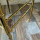 1960s-70s brass Chiavari chair