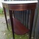 Console en acajou et marbre style Louis XVI
