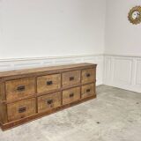 Ancien meuble de métier à tiroirs 1920