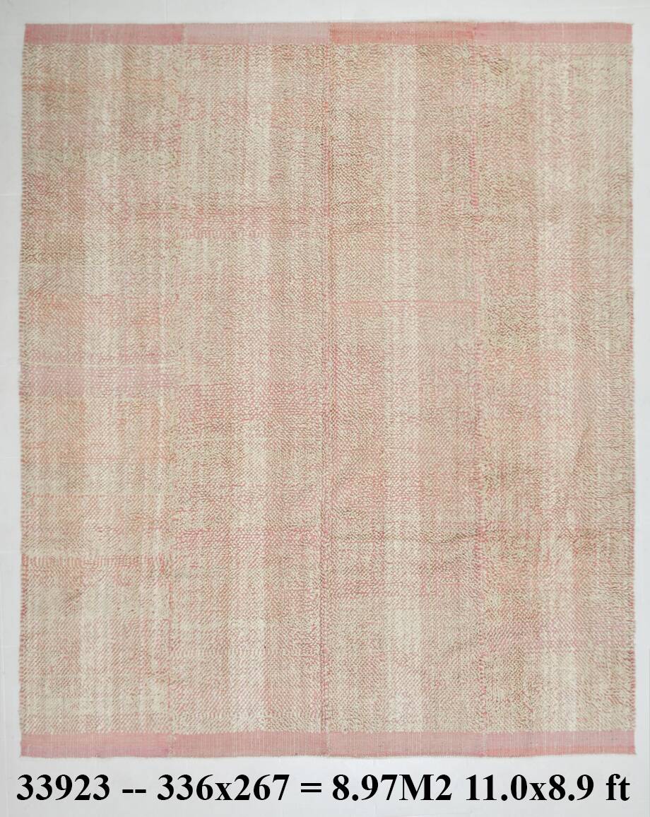 9x11 Soft Wool Handmade Pink Turkish Rug, 267x336Cm SK 33923