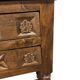 Vintage brutalist wooden cabinet / console / chest of drawers