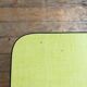 Canary bright yellow formica tabouret