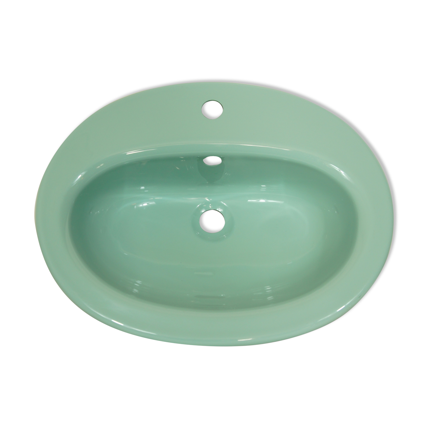 Vintage mint green sink