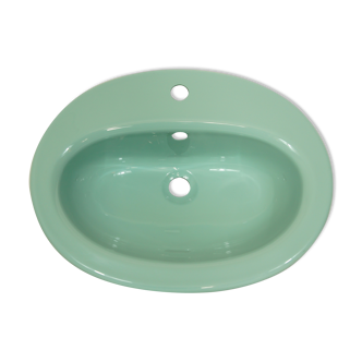 Vintage mint green sink