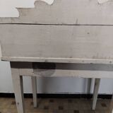 Old vintage wooden dressing table