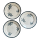 Series of 3 old flat plates “Terre de Fer”