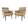 Set of mid-century armchairs, czechoslovakia