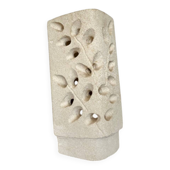 Stone sculpture lamp 1970