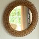 Wicker wall mirror - Vintage