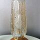 Wooden lamps with gilded glass hood, 70s