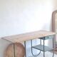 Wood and metal desk circa the 1950s.