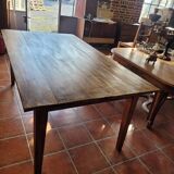 Old fir farm table, 180×102cms