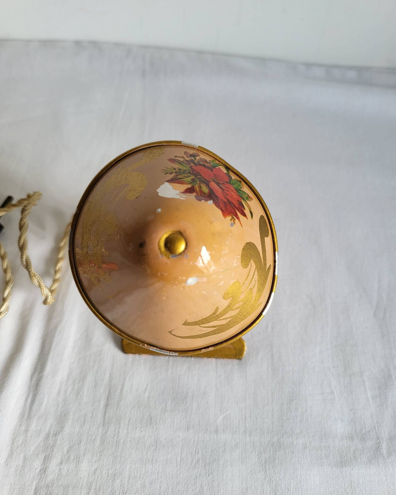 Ancienne Lampe à Pince Champignon Tole Vintage