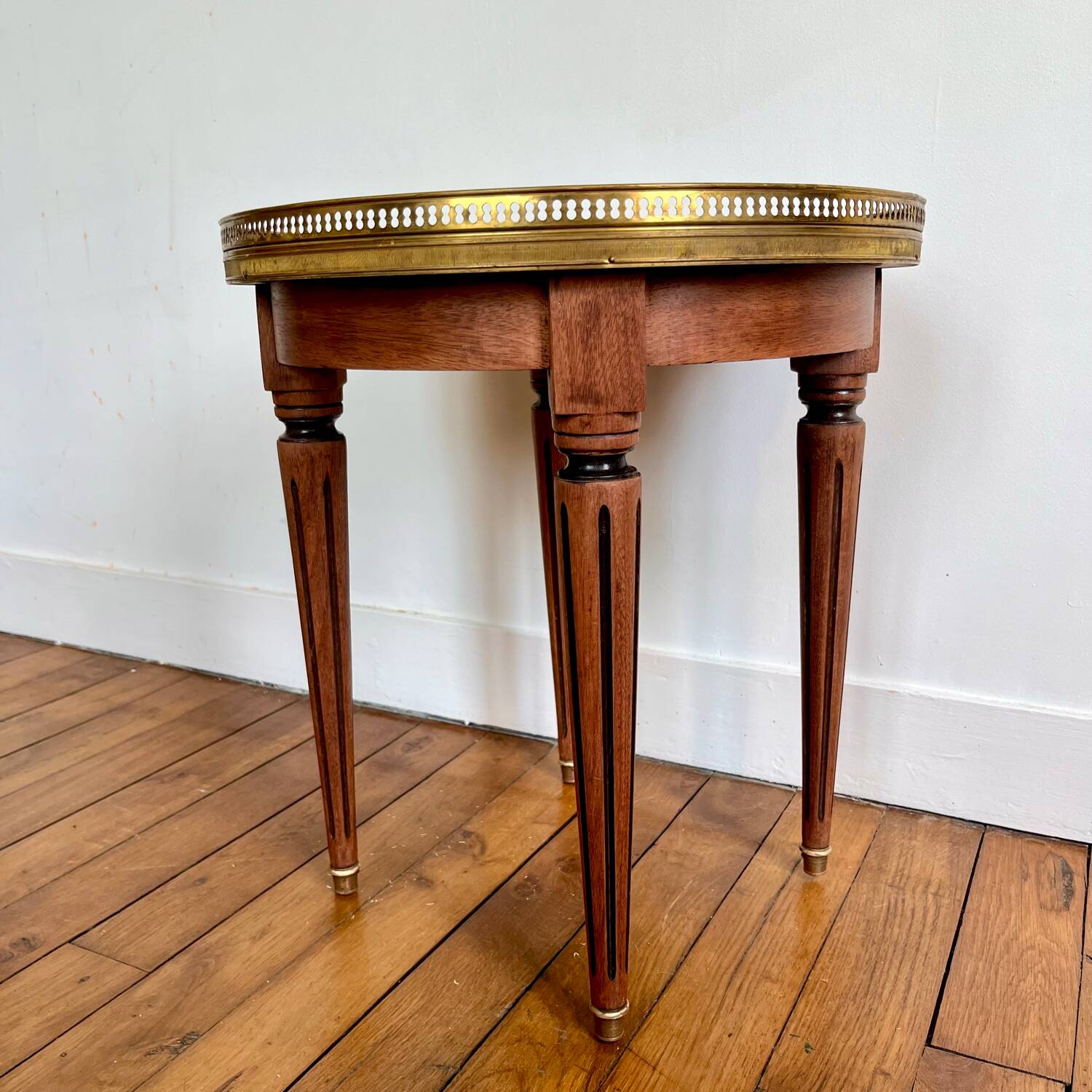 Louis XVI style hot water bottle side table