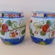 Hand Painted Blue Ceramic Mug Faenza Italy