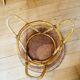 Mid-20th century rattan lounge for garden, terrace, veranda, etc.
