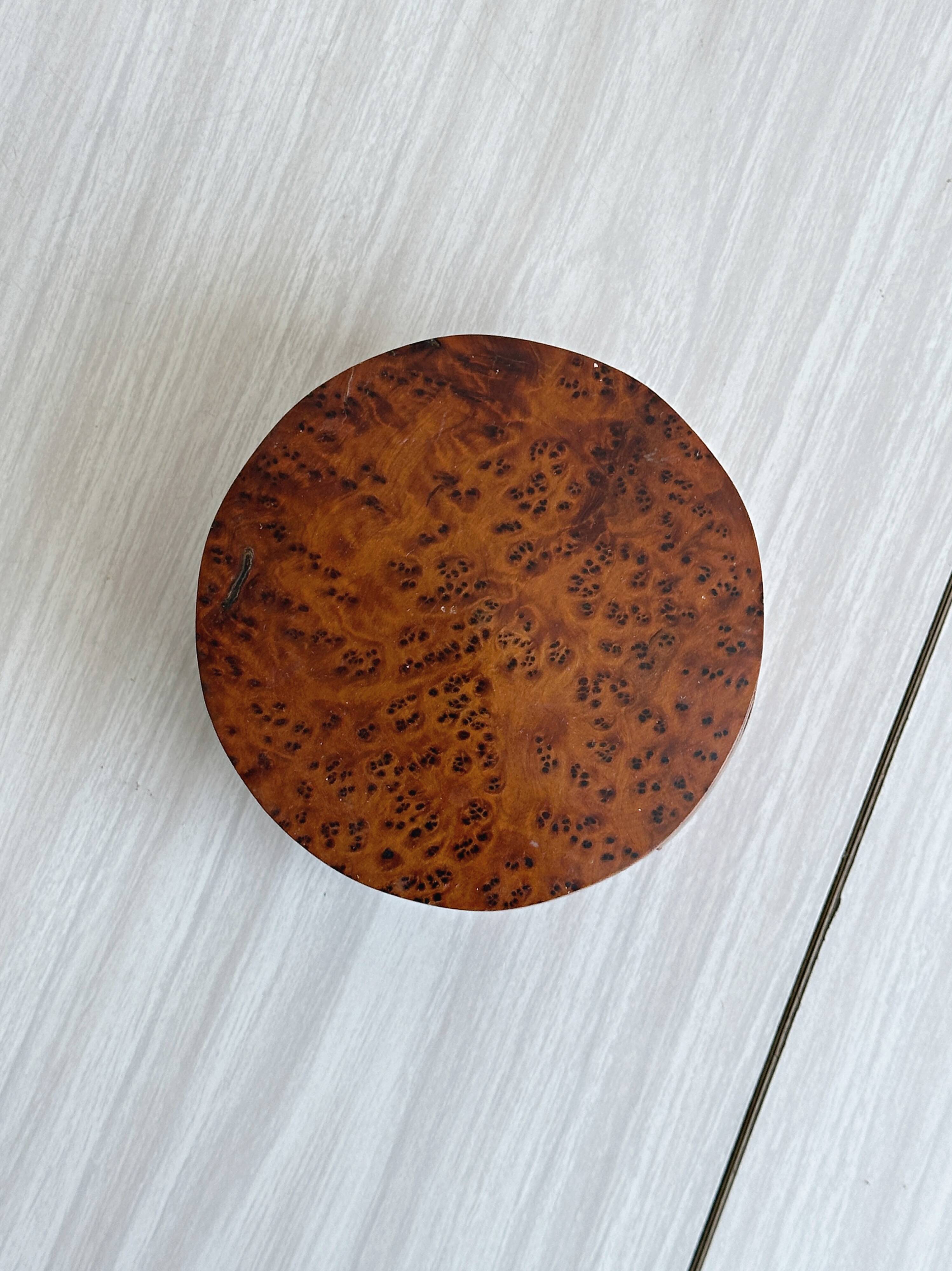 Vide poche en loupe de bois