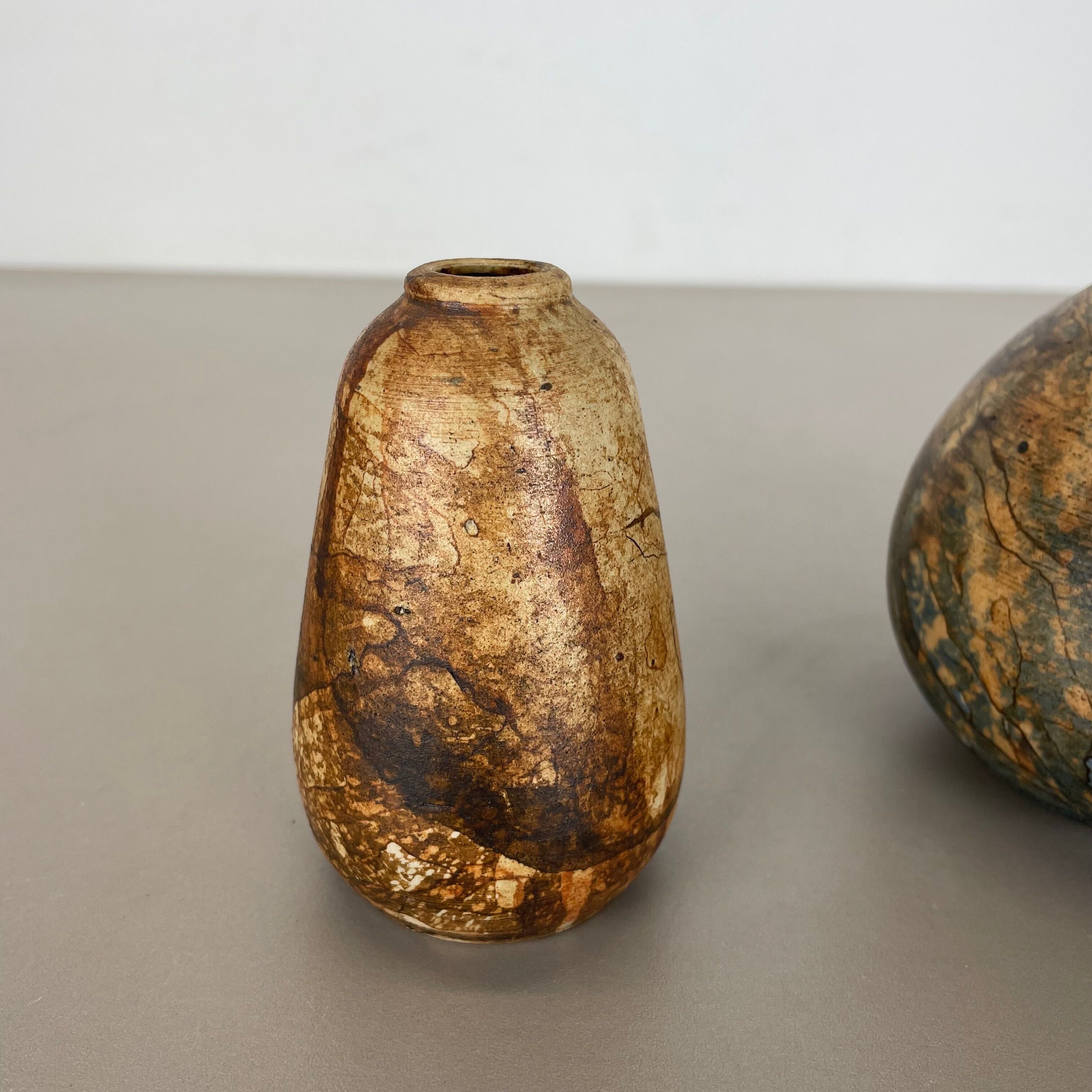 Set of 3 Studio Pottery Sculptural Objects Gerhard Liebenthron, Germany, 1970s