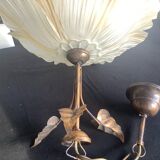 Vintage flower pendant light