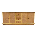 Rattan sideboard 1970