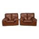 Paire de fauteuils années 1970 mod. bonheur design ammannati & vitelli pour brunati