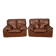 Paire de fauteuils années 1970 mod. bonheur design ammannati & vitelli pour brunati