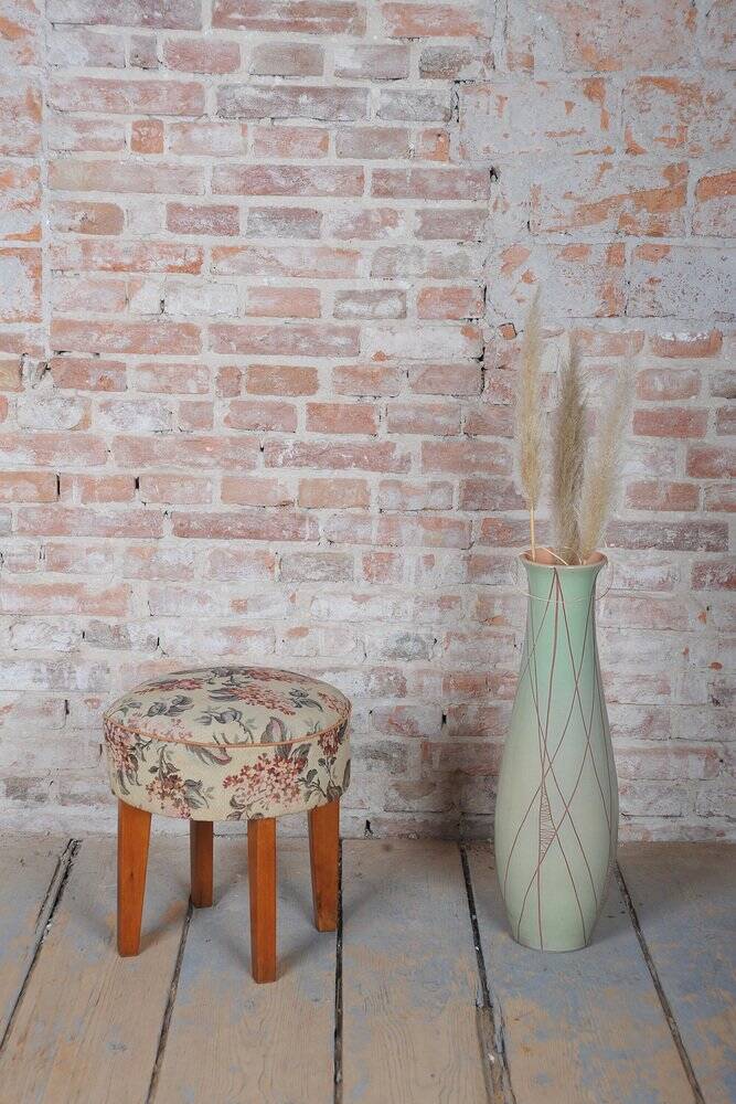 Art Deco Beech Stool, Czech, 1930s