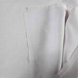 Large marbled damask tablecloth 2m x 2m80 monogrammed SC