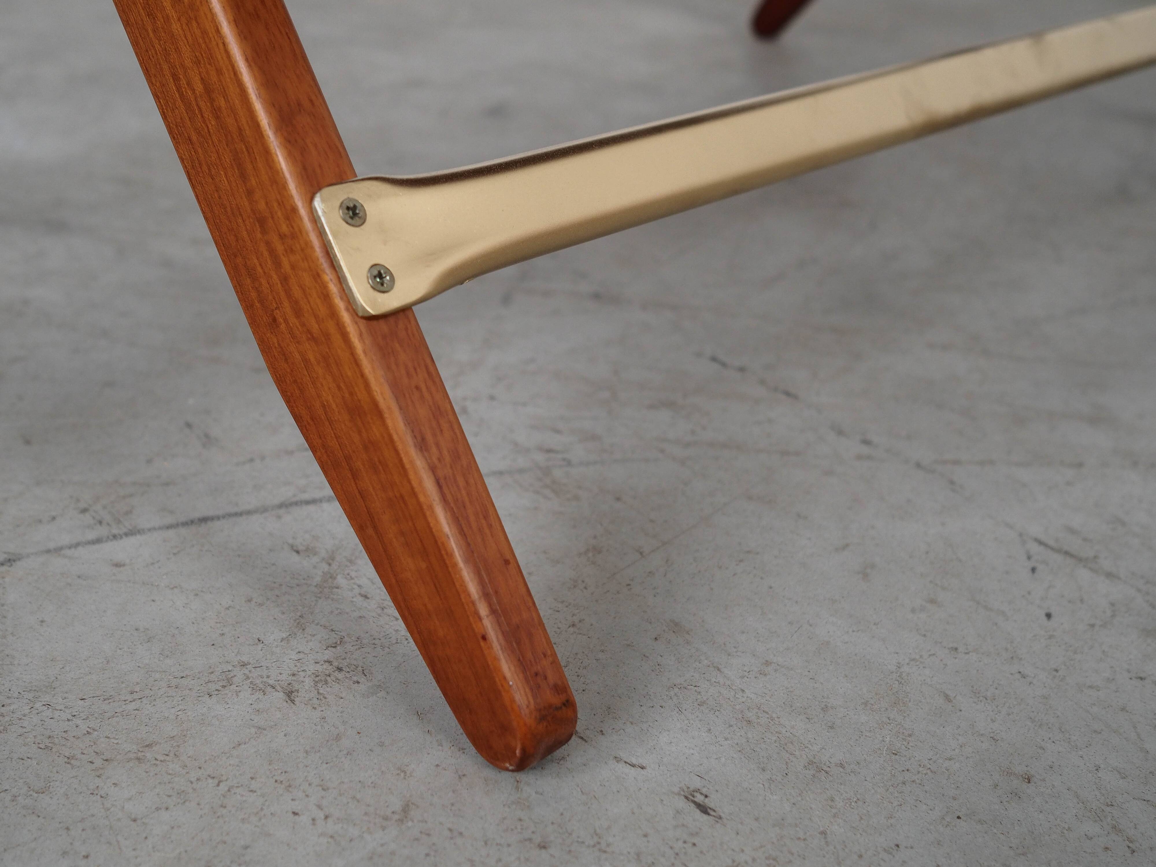 Folding teak table, Danish design, 1970s, made in Denmark