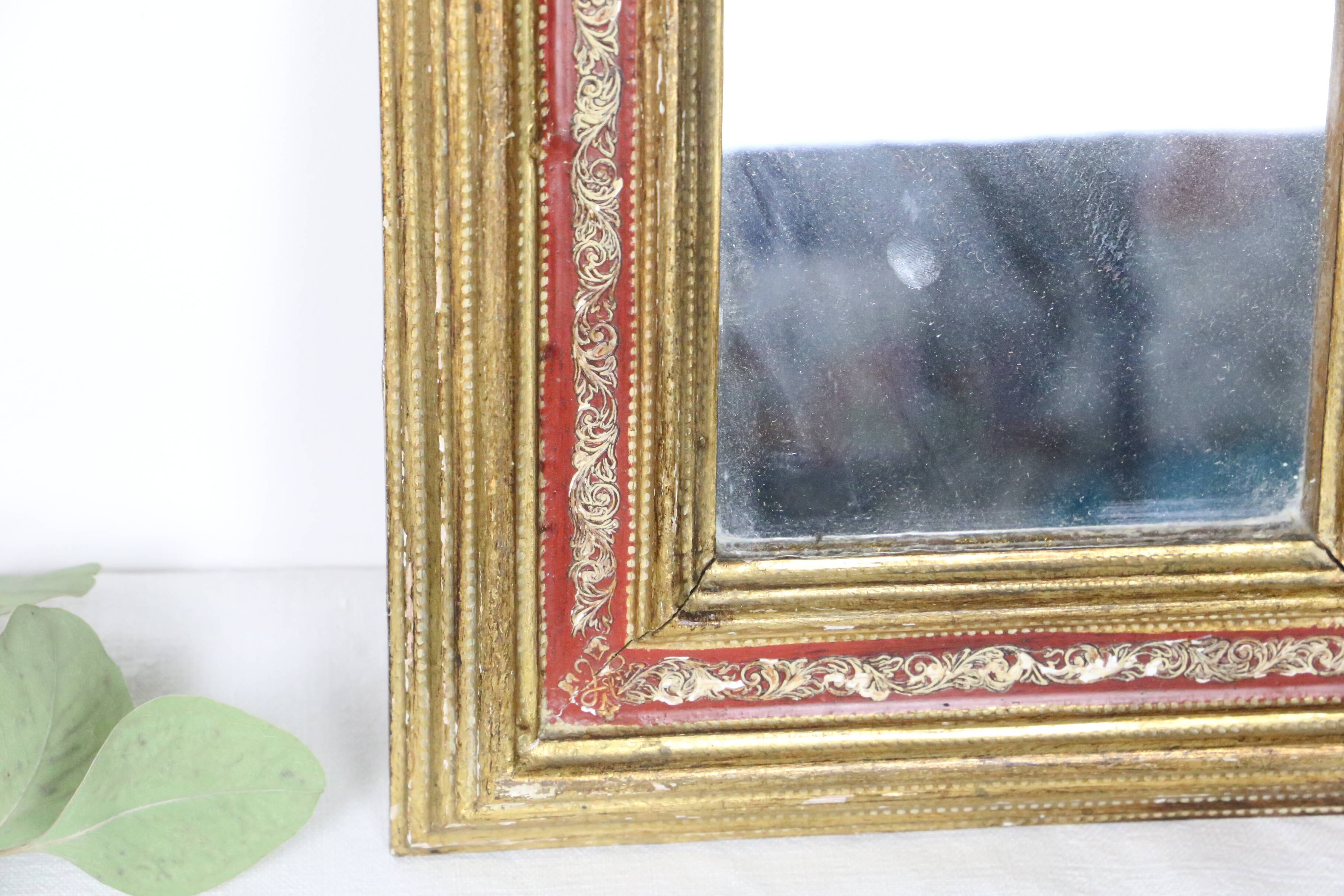 Antique mirror from the early 20th century