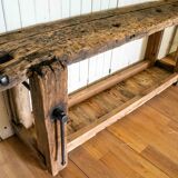 Old restored workbench