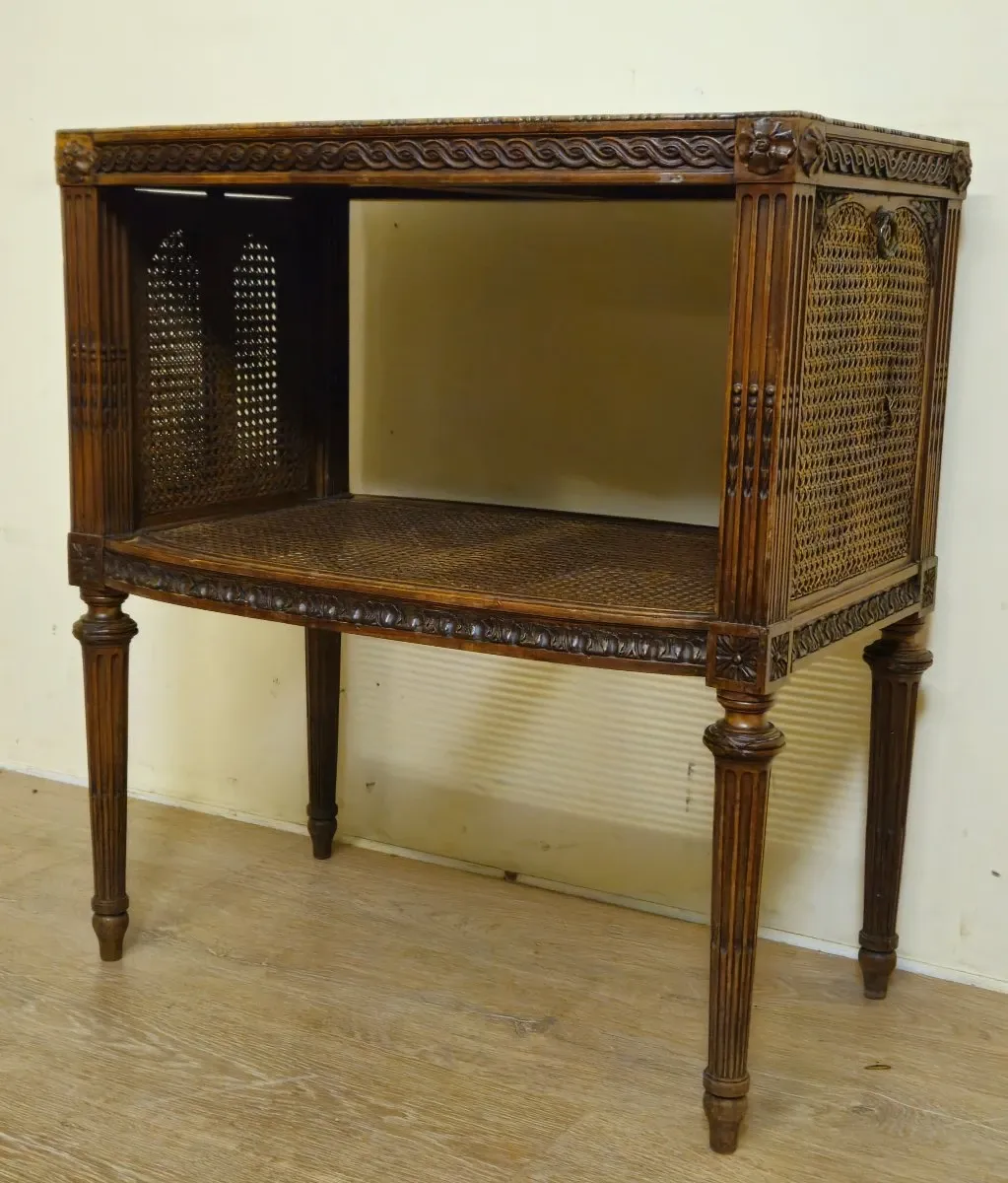 serving table / accent furniture in Louis XVI style – marble top