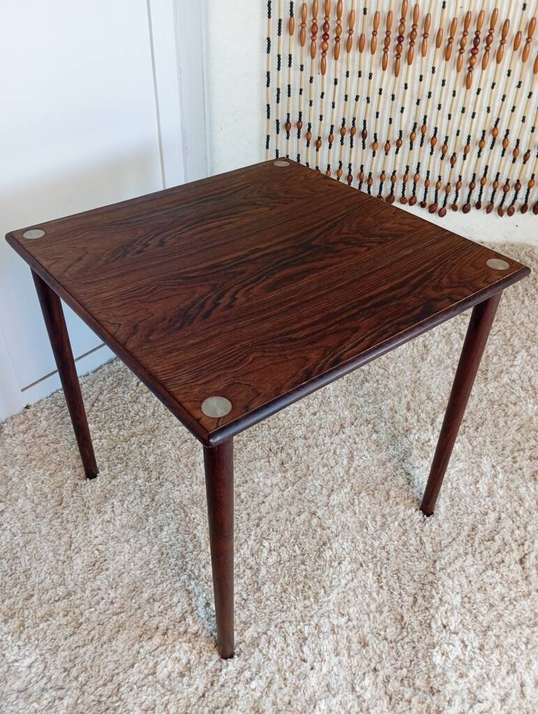 Table basse scandinave en palissandre Georg Petersens