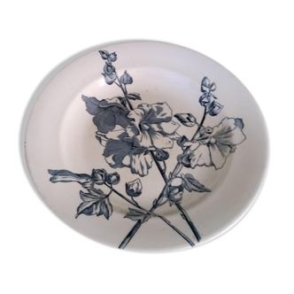 Assiette plate  pr trèmières