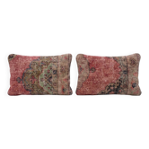 Set of 2 vintage Turkish cushion covers 41x61 cm