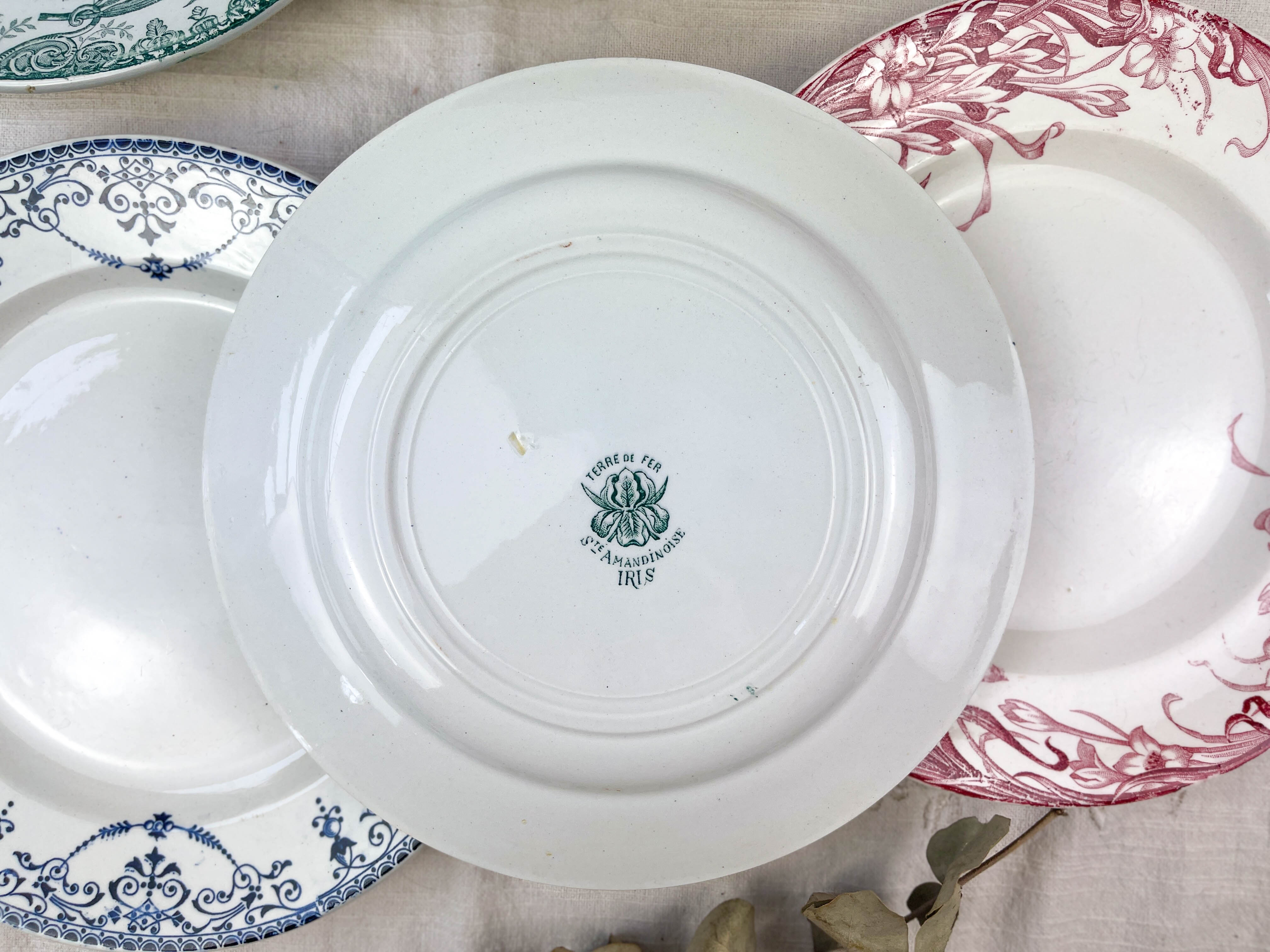 6 flat plates Earth of iron mismatched