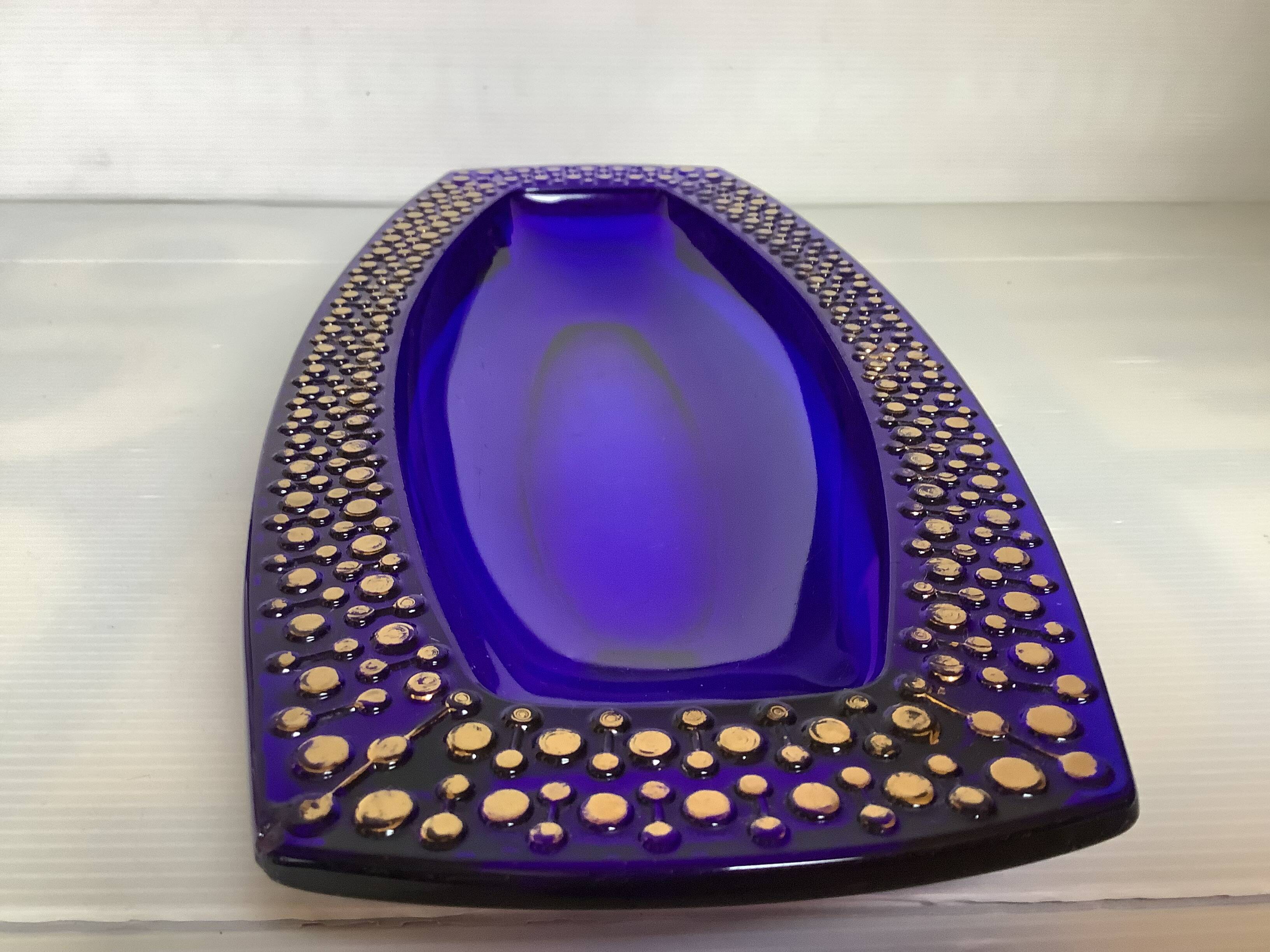 Grand vide poche bleu cobalt