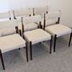 Série de 6 chaises d'Axel Bender Madsen pour Bovenkamp, Pays-Bas vers 1960