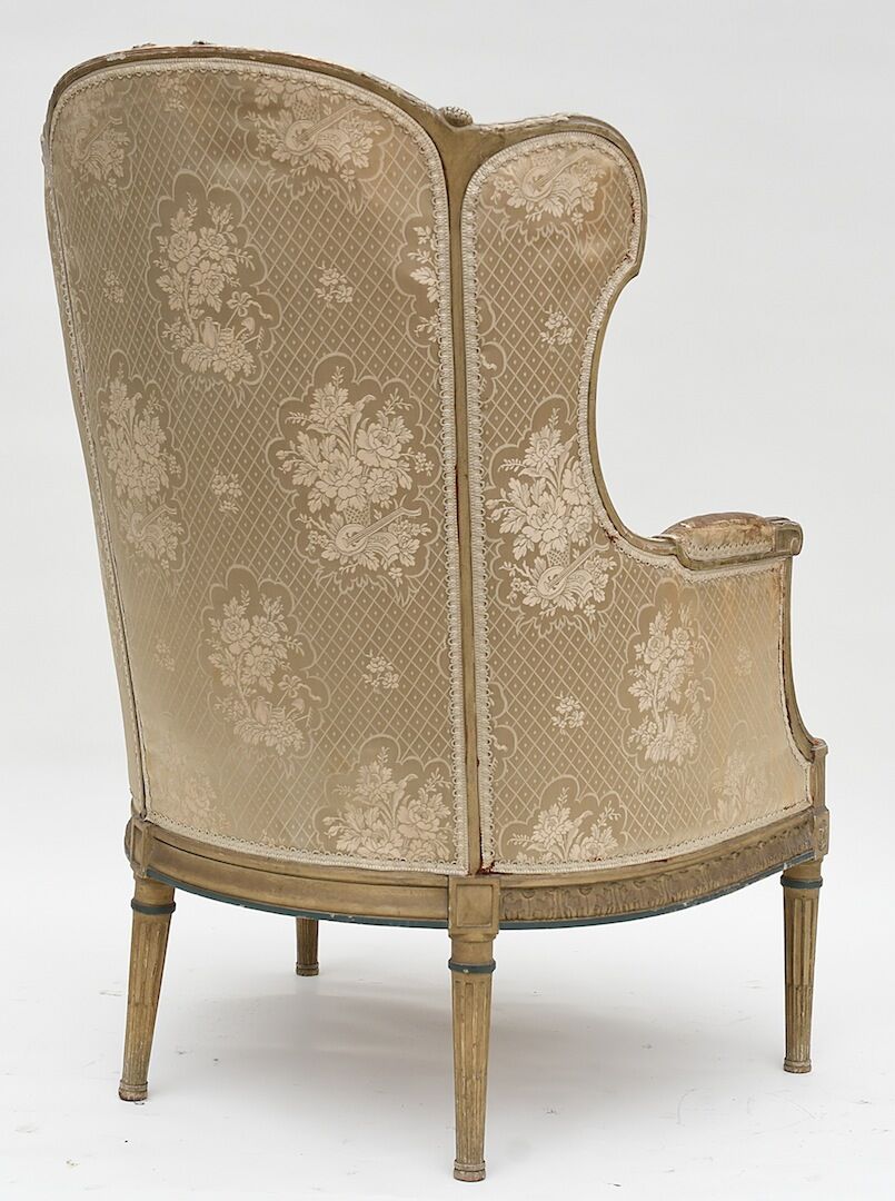 Louis XVI-style bergère chair