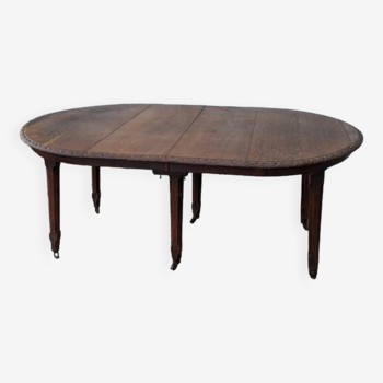 Table en chêne XXL