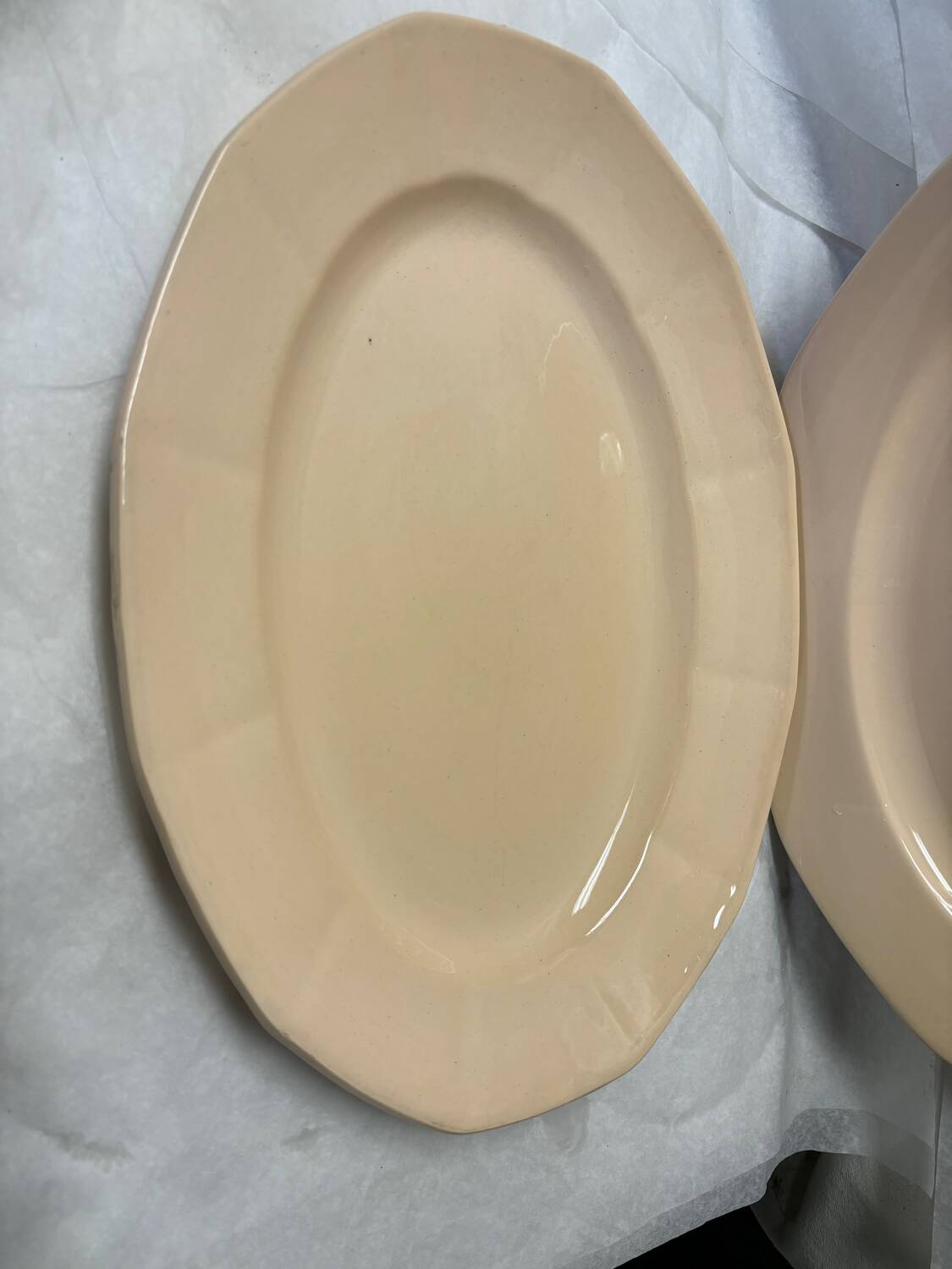 Ensemble de 2 plats de service Digoin Sarreguemines