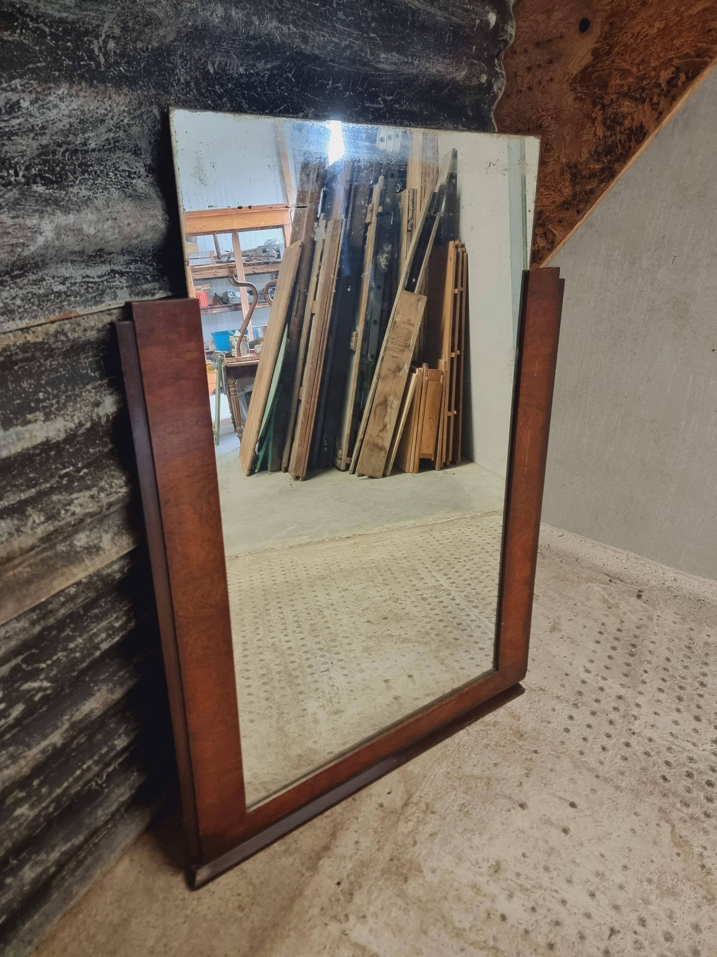 Antique Art Deco mirror 100 x 140 cm 1920
