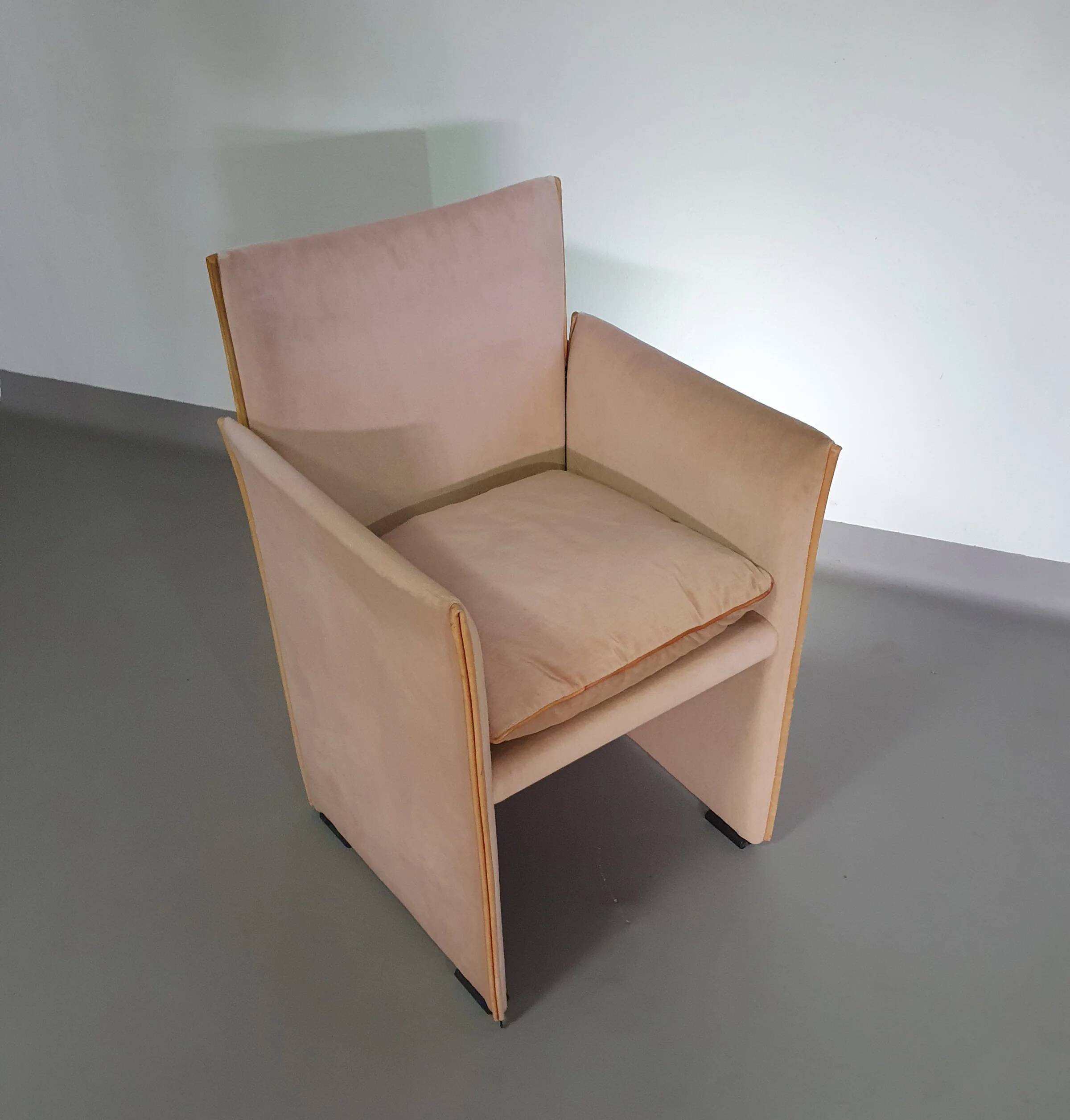 Set (6) by Mario Bellini 401 Break chairs for Cassina, 1990s